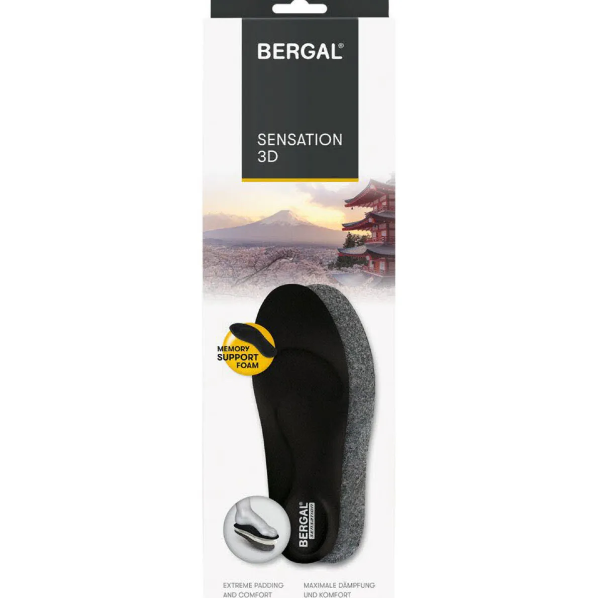 Bergal Einlegesohle Sensation 3D