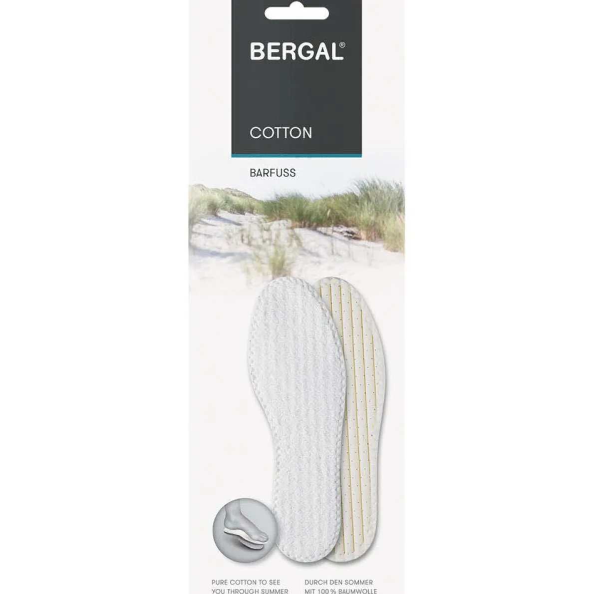 Bergal Einlegesohle Cotton