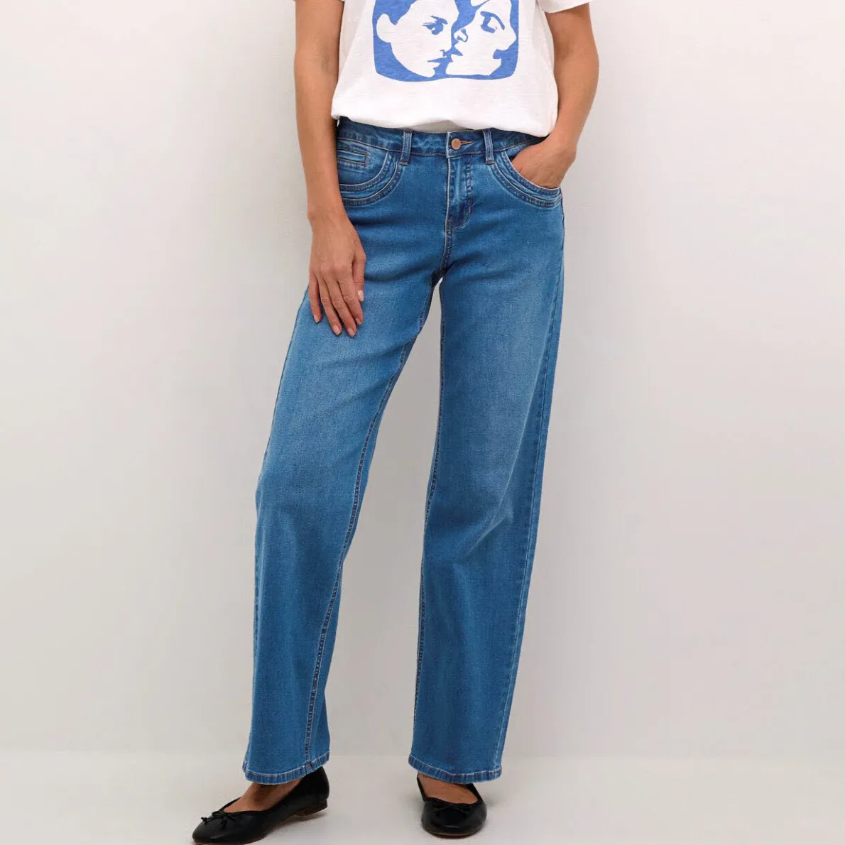 Cream Jeans CRLone Straight Leg Jeans