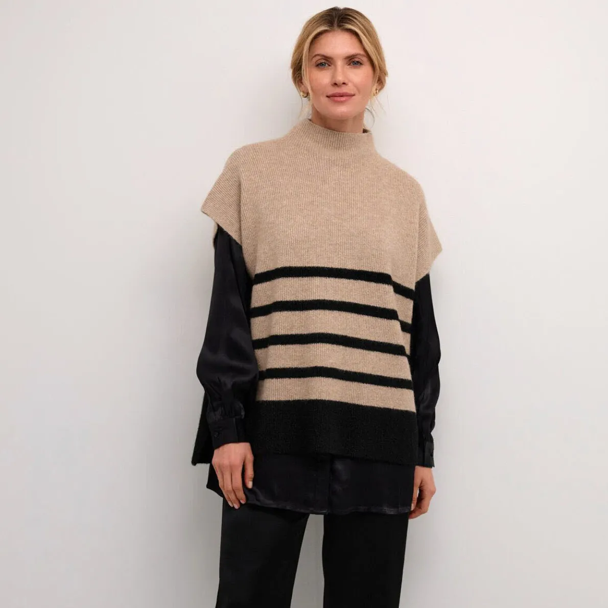 Cream Pullunder CRStari Knit Slipover