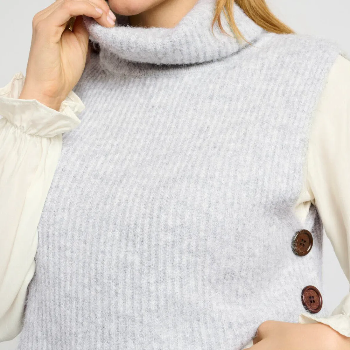 Cream Pullunder CRStarfi Short Knit Slipover