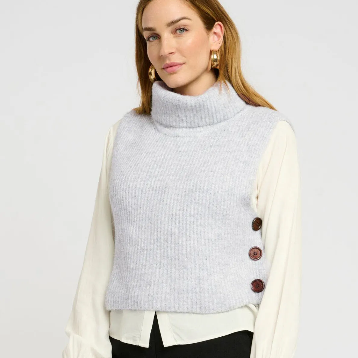 Cream Pullunder CRStarfi Short Knit Slipover