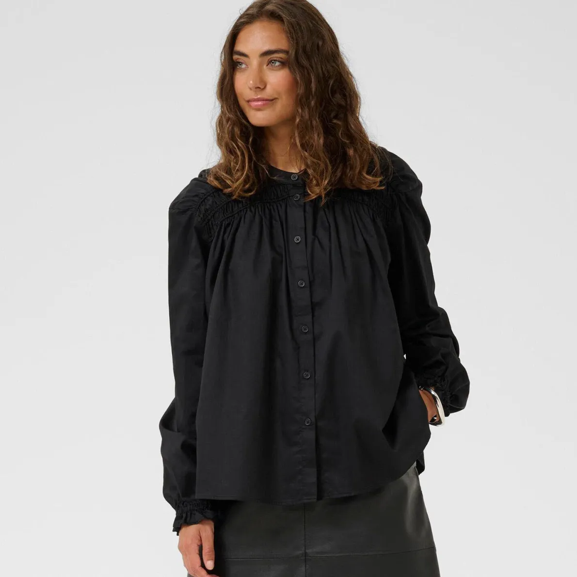 Culture Bluse CUceleste