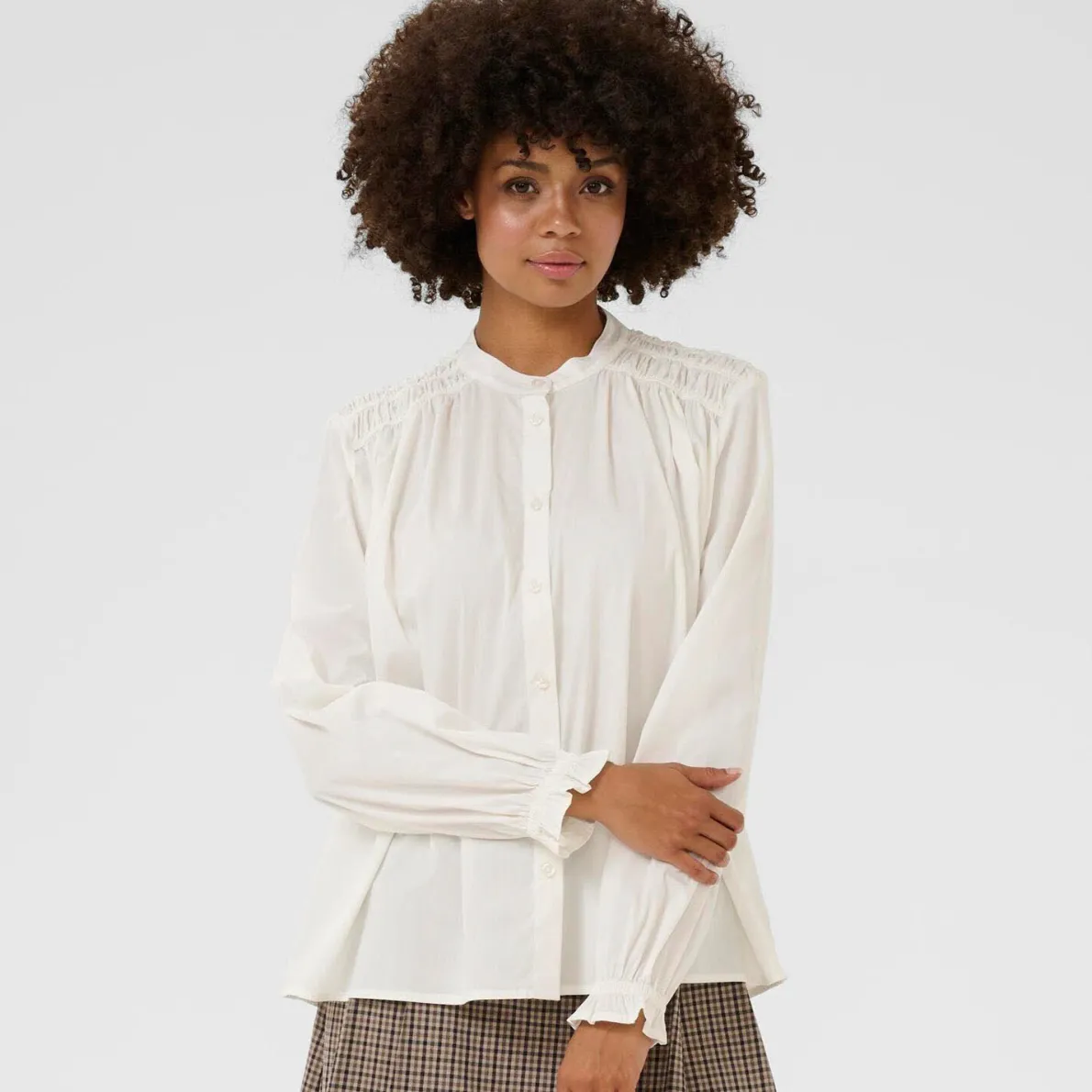 Culture Bluse CUceleste