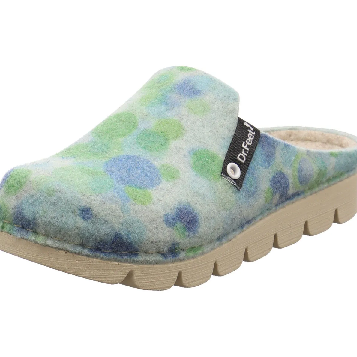 Dr. Feet Hausschuh Wooly