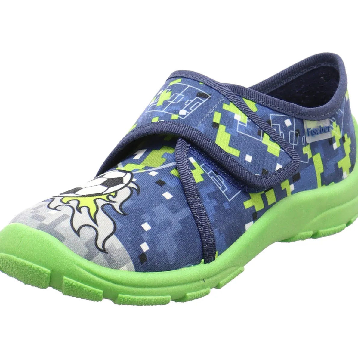 Fischer Markenschuh Hausschuh Fußball