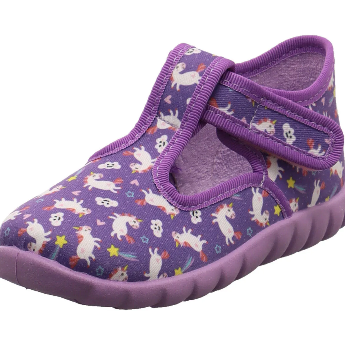 Fischer Markenschuh Hausschuh Einhörner