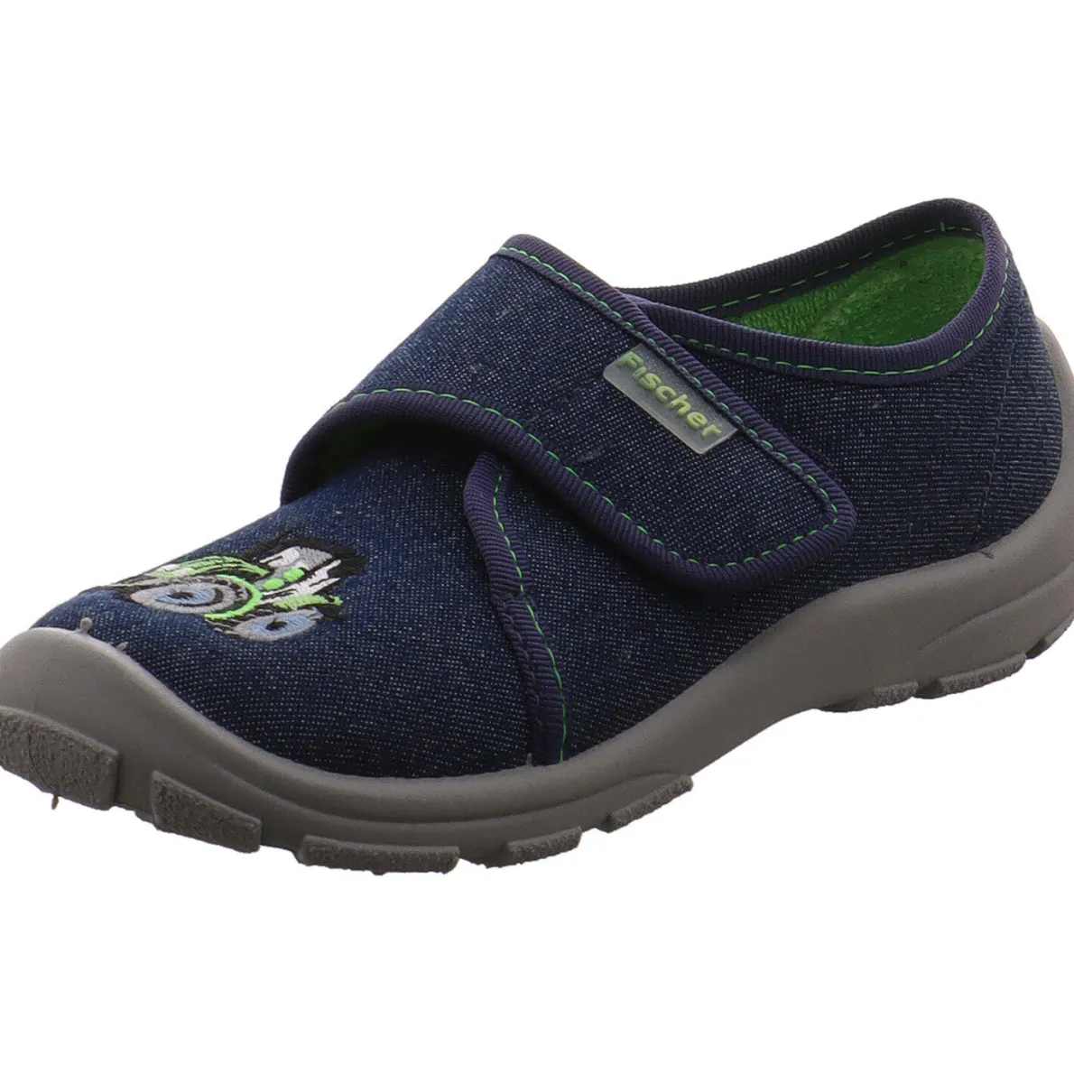 Fischer Markenschuh Hausschuh Traktor