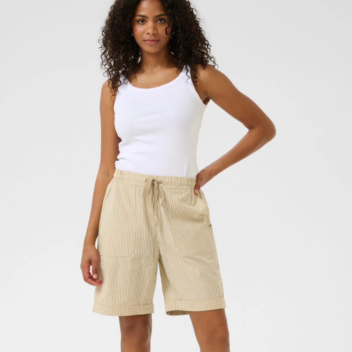 Kaffe Hose KAnaya Striped Shorts