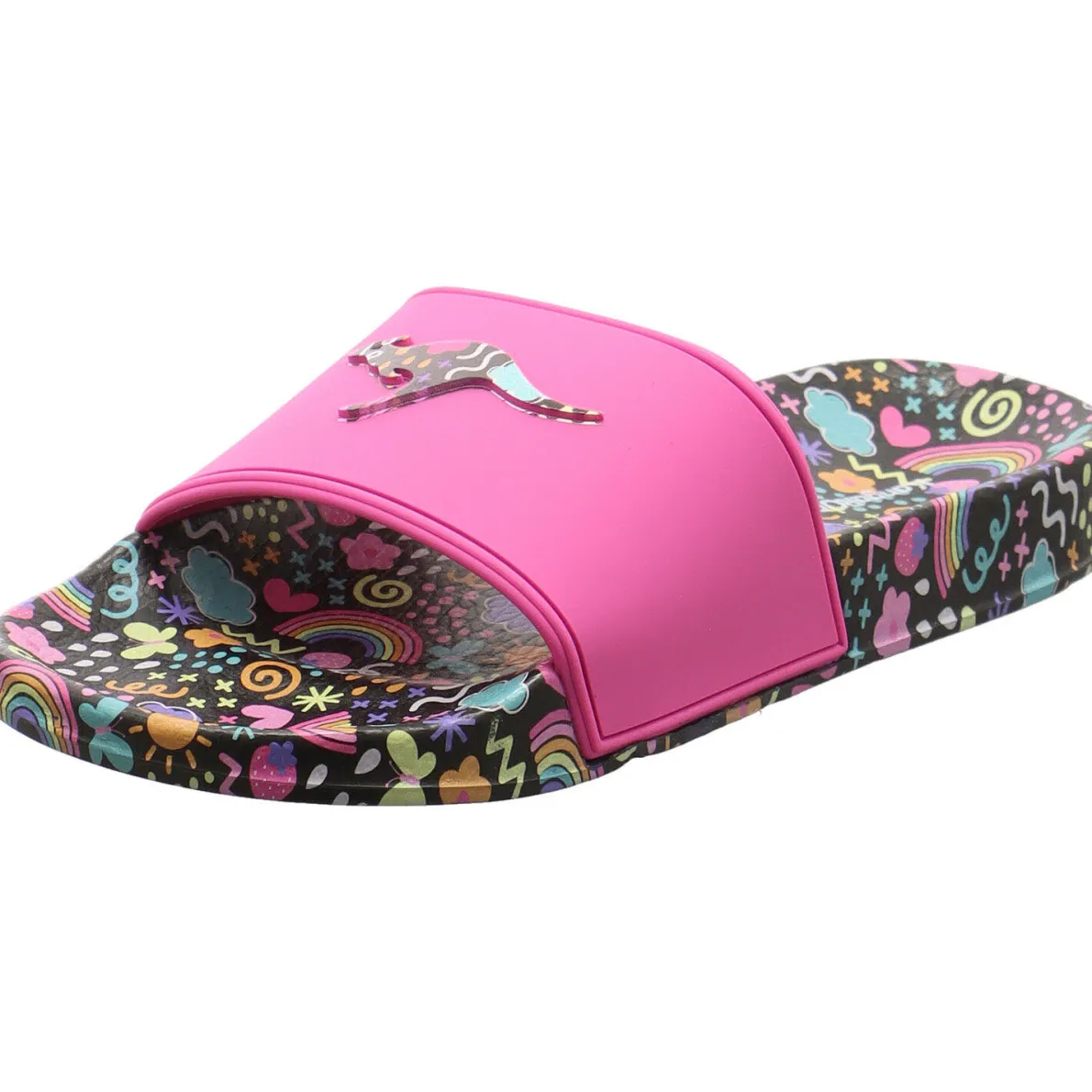 Kangaroos Pantolette K-Slide Print
