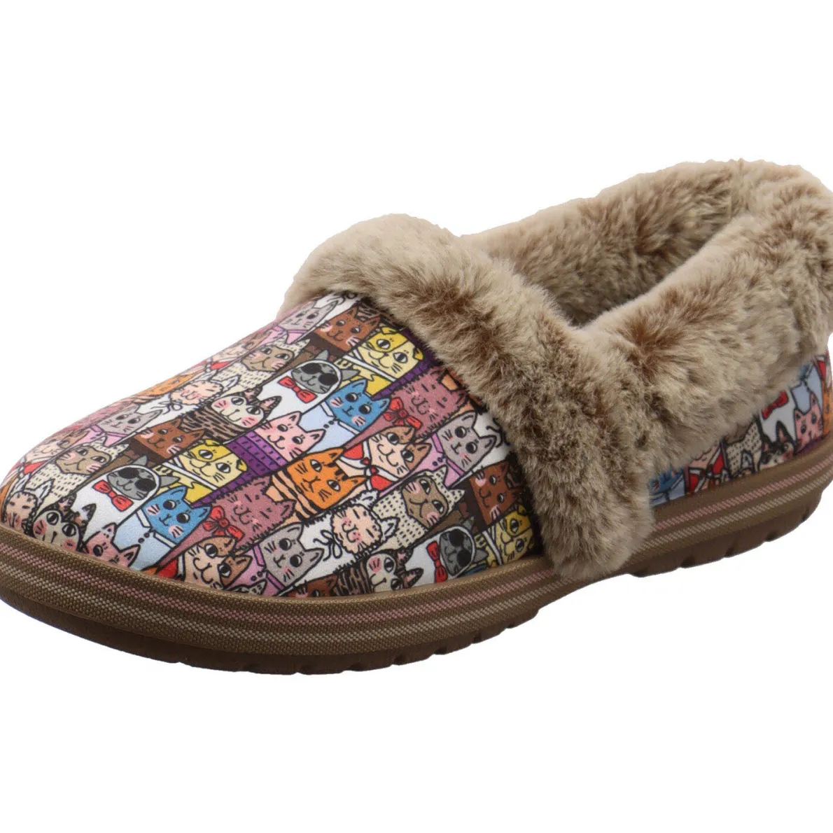 Skechers Hausschuh Bobs too Cozy - Chic Cat