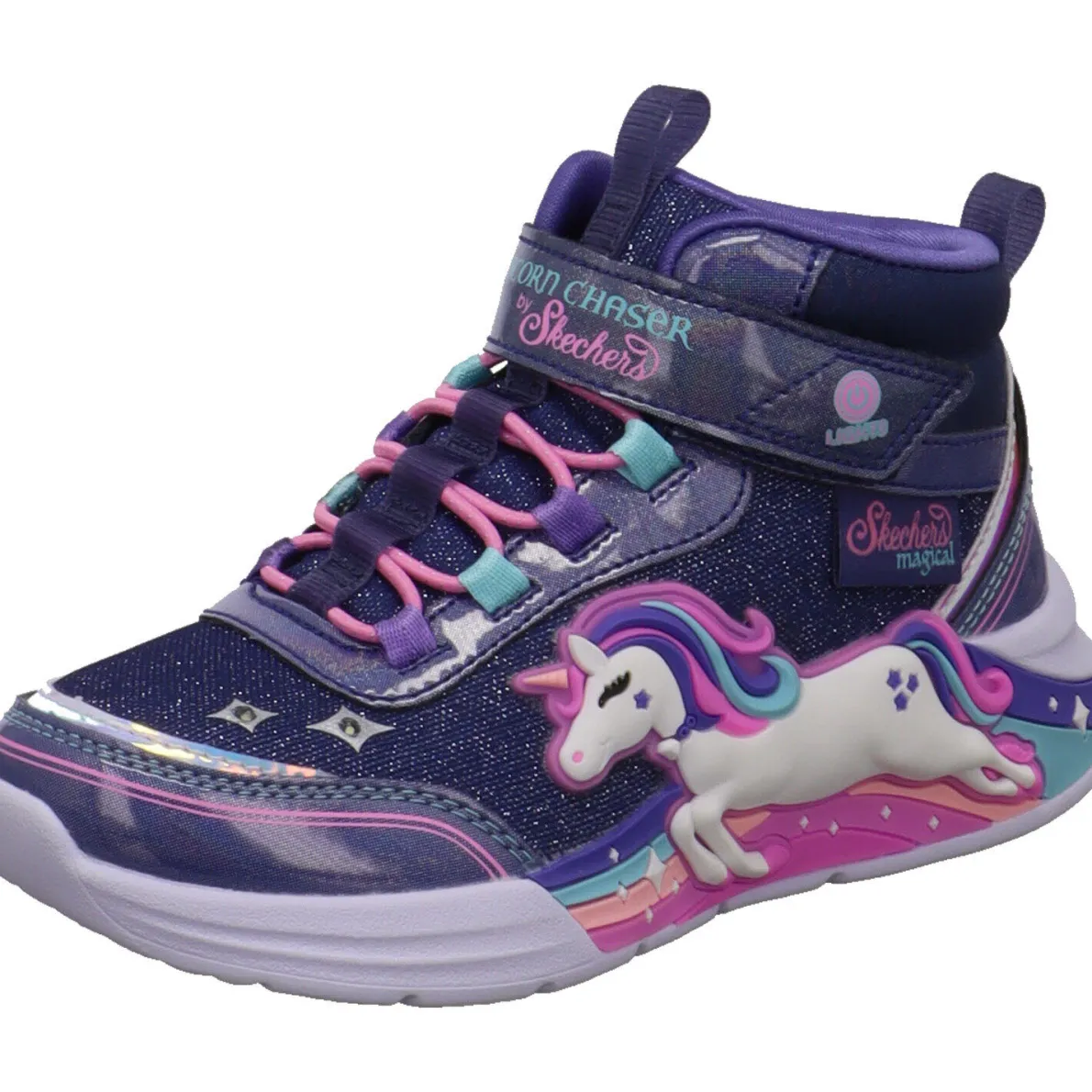 Skechers Sneaker high S Lights Unicorn Chaser Jumping Magic
