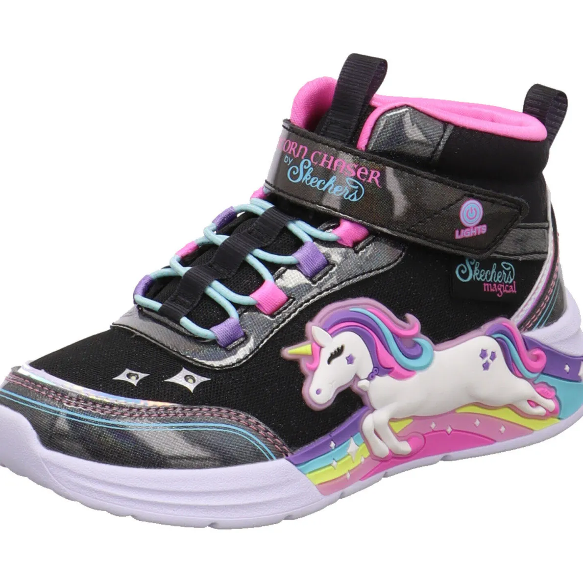 Skechers Sneaker high S Lights Unicorn Chaser Jumping Magic