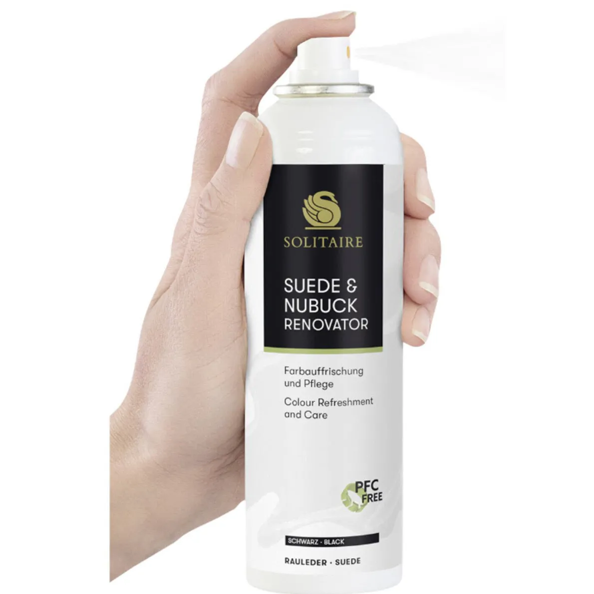 Solitaire Imprägnierspray Suede & Nubuck schwarz